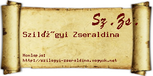Szilágyi Zseraldina névjegykártya